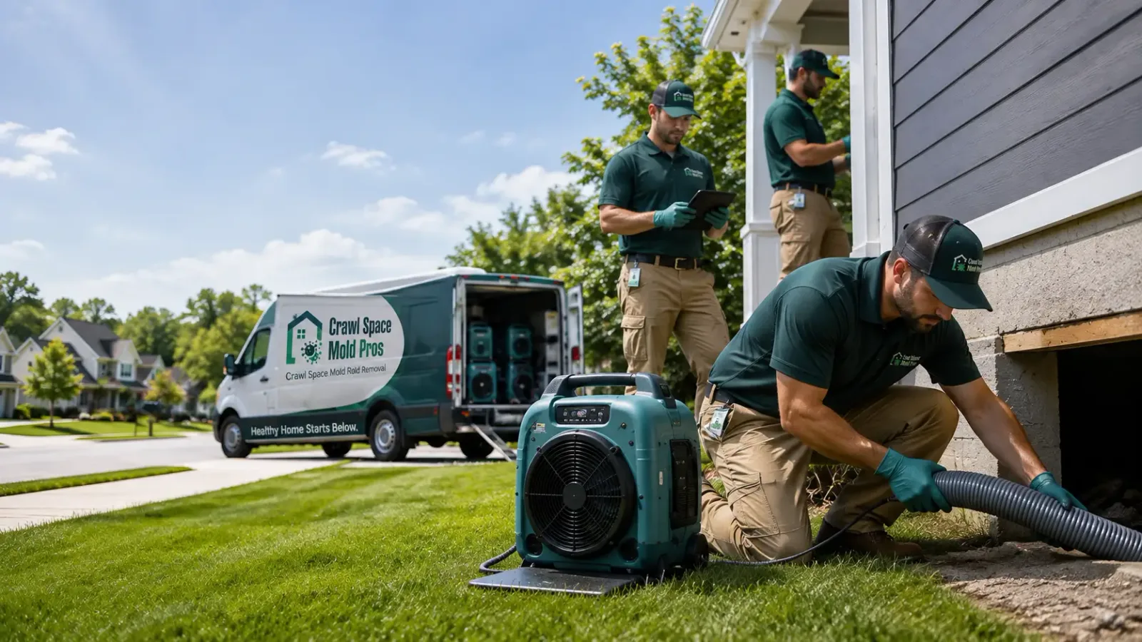 Crawl Space Mold Removal in Oak Park, MI
